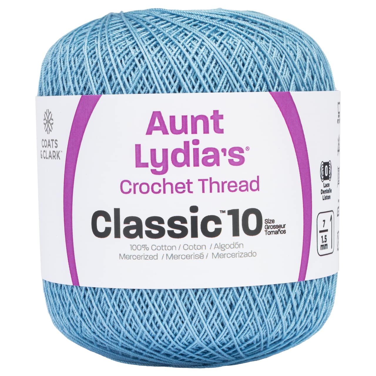 15 Pack: Aunt Lydia's® Classic™ Cotton Crochet Thread